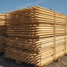 DrewKom - Palik toczony L=2,5 m fi=5 cm