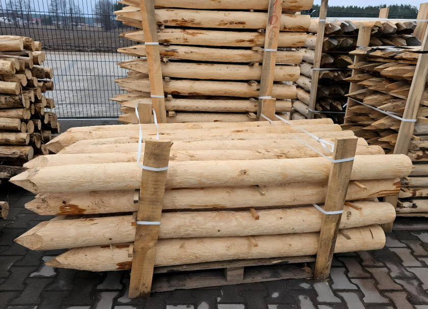 Palik sosnowy L=1,2 m, fi 5-7 cm #4