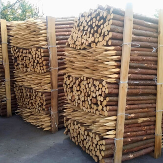 DrewKom - Palik sosnowy L=2,0 m, fi 8-10 cm