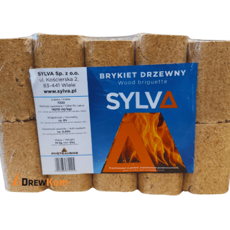 DrewKom - Brykiet Sylva - opakowanie 10kg